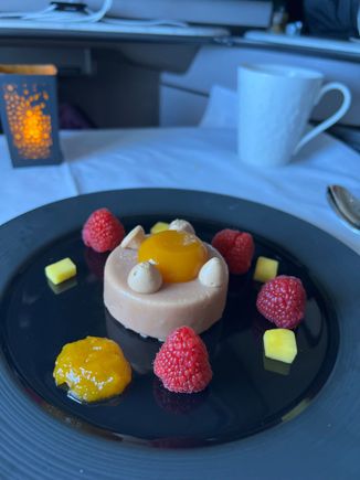 The best thing I ate - dulce de leche cheescake 