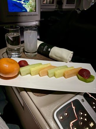 FA decided to give me an extra fruit plate to accompany my Raki. She insisted this is the proper way to drink Raki, though I was under the impression one drank it with salty snacks lol