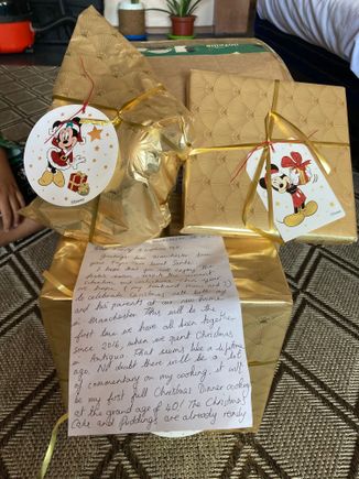 Mrs ahopkins767 was brimming as these immerged from inside the box - she was definitely pleased with her first Secret Santa experience. 
