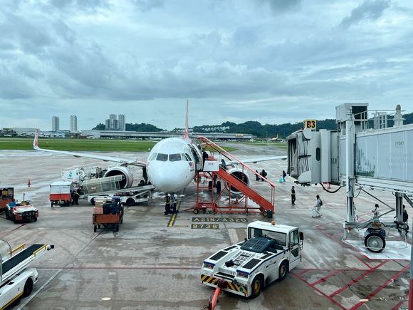 Not sure why we couldn’t use the jet bridge.
