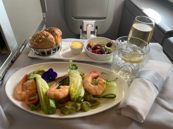 Poached Prawns