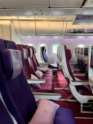 Very standard Dreamliner interior.