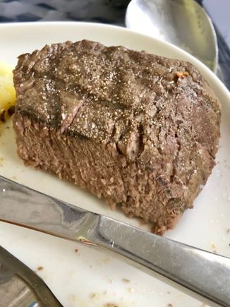 Delta One -  dry filet mignon with water sauce