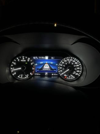 Instrument Cluster - more advanced than the Q50
