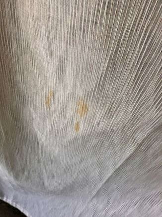 Stains on the drapes