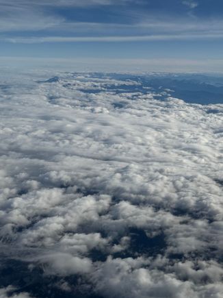 Glacier Peak, seen on eastbound climbout (FL190) on AS972 (N943AK), SEA-YYZ, Sat 19 Jul
