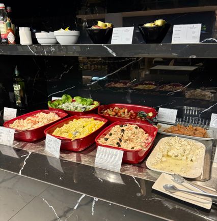 No idea who eats salad for breakfast 
