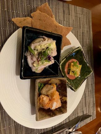 Evening cold items (self serve from buffet)