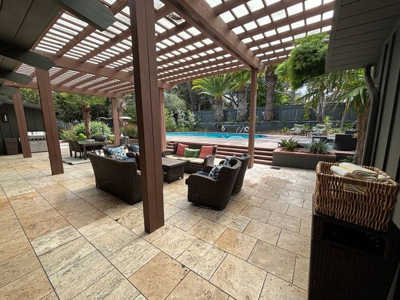 Private backyard