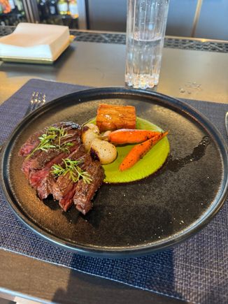 Hangar Steak: really good.
