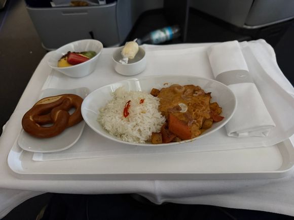 Second meal before landing