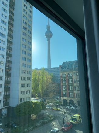 Day view from bedroom window