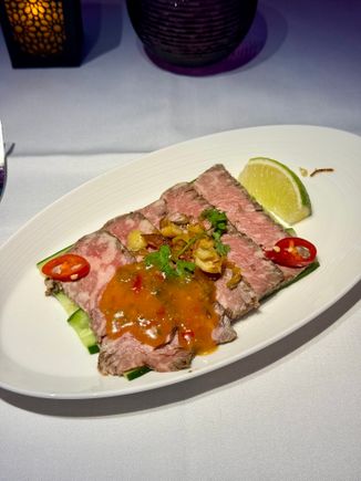 Beef Tataki appetiser - 9/10