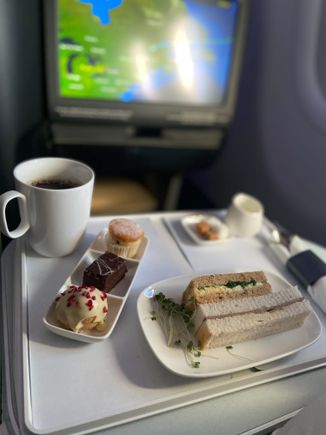 Pre-arrival tea