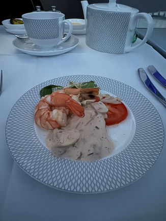 Shrimp cocktail snack