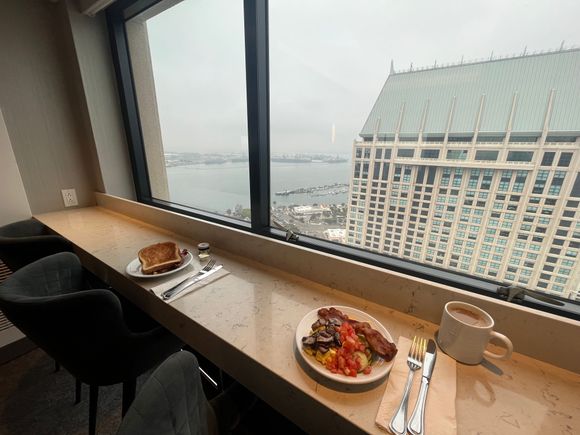 Club lounge views
