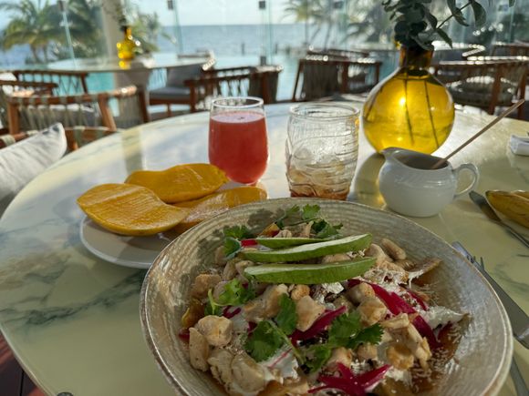 Breakfast chilaquiles