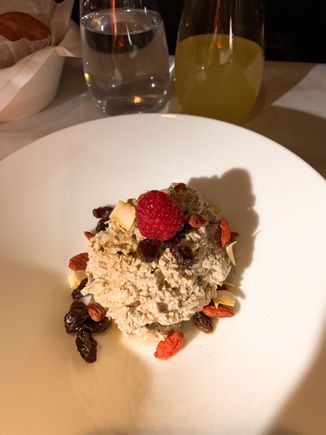 Doesn't look too appetizing, but the muesli was very good.