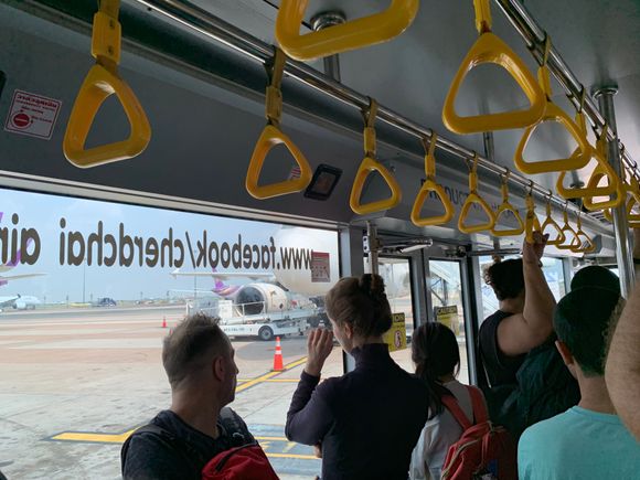 Bus to aircraft :)