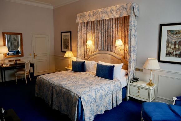 Room from bathroom door 