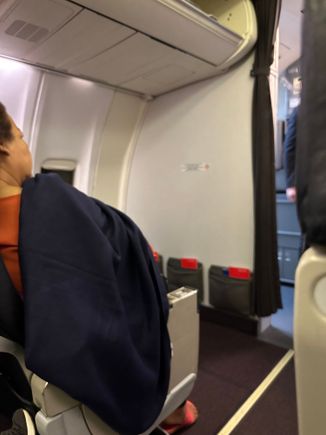 row 1 legroom A side looks great!! It was good on the right side too.
