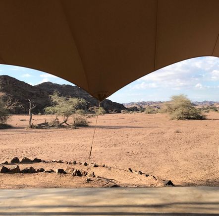 View from our outdoor living room