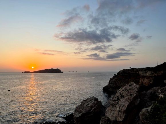 Sunset view of Illa de s'Espartar