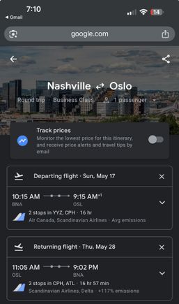 So odd it doesn’t show for you, it still does for me. As you’re saying to me, it sounds like SK does sell AC flights and is codeshare with DL, shouldn’t this be a bookable segment by calling SK?