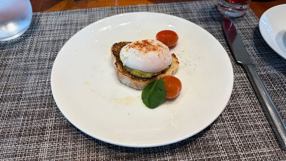 Egg and avocado toast