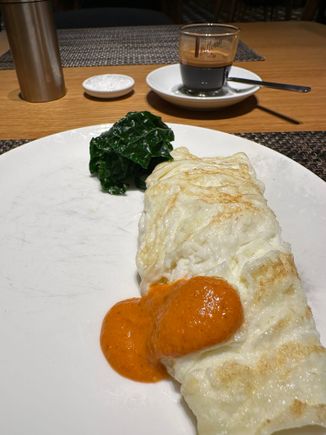 Egg White Omelette - reliably good. 