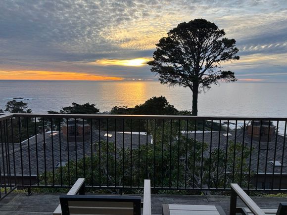View from the room balcony