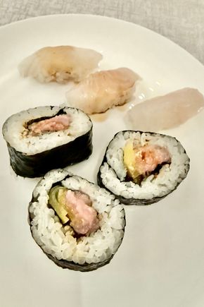Sushi (Evening cocktail time)