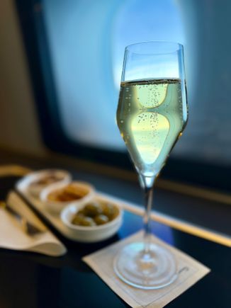After takeoff nibbles 