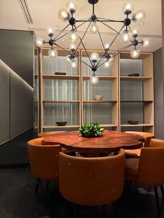 Dining table from living room 