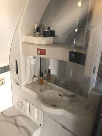 Forward bathroom