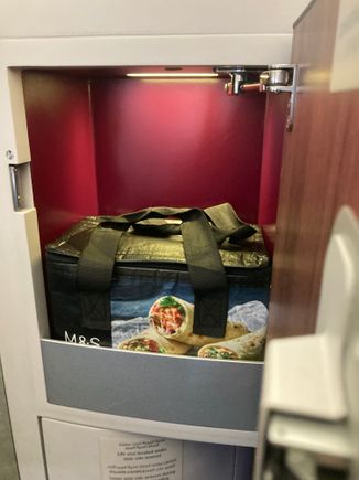 Secret burrito cubby hole…