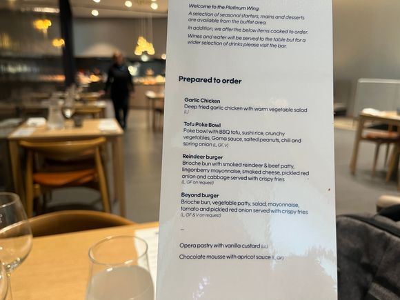 Menu for May