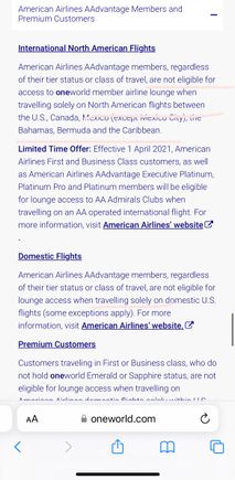 No where for American airline sapphire excludes me. Costa Rica is not explicitly listed and is a Central America country