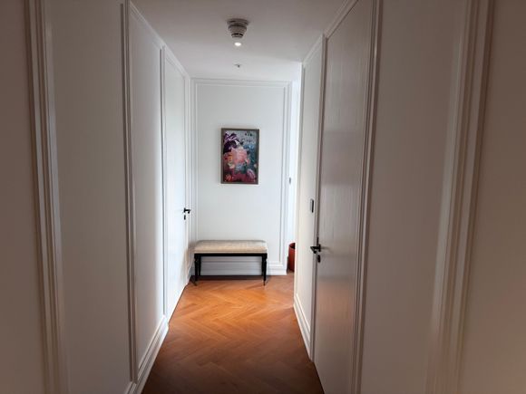 Hallway leading into suite