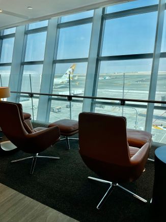 View of the apron 