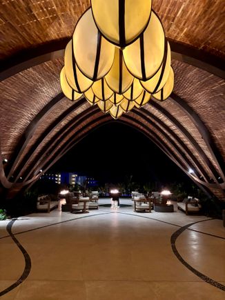 Lobby at night