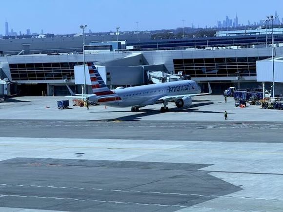 View of N305NY from the Greenwich Lounge