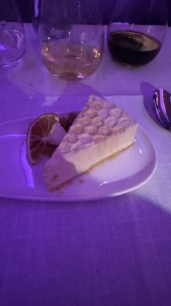 Lemon and Manuka honey cheesecake