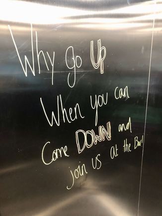Marketing in the elevator