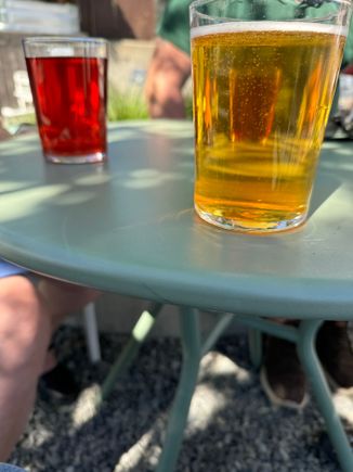 currently enjoying some ciders at Yonder
