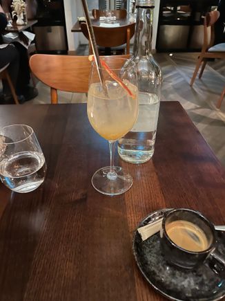 I ended up choosing non-alcoholic drink pairing, if I had alcohol, I would have fallen asleep during the meal. 