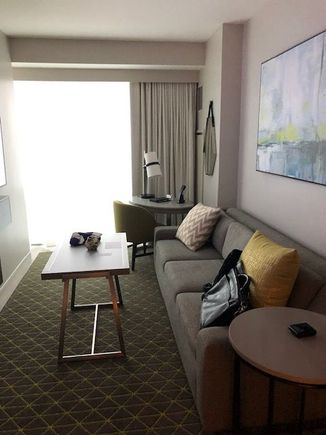 narrow living room