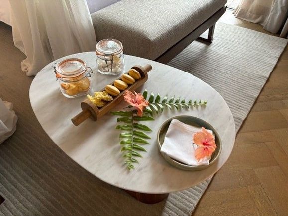Welcome amenity in the room