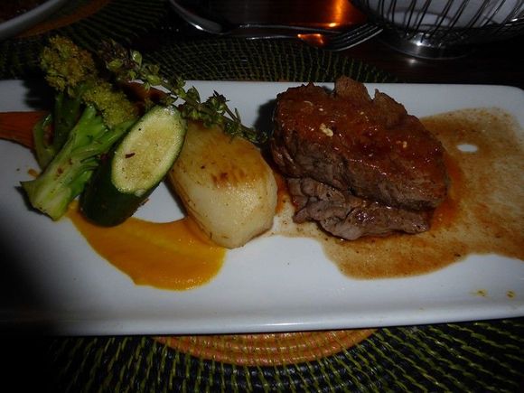 I opted for the fillet steak