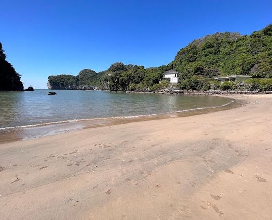 and the beach